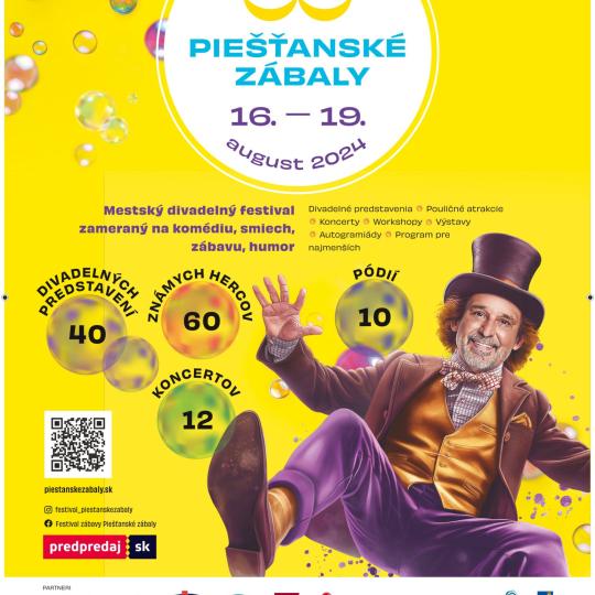 Festival zábavy - Piešťanské zábaly, 16. – 19.08.2024