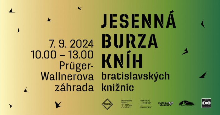 Jesenná burza kníh bratislavských knižníc, 7.09.2024