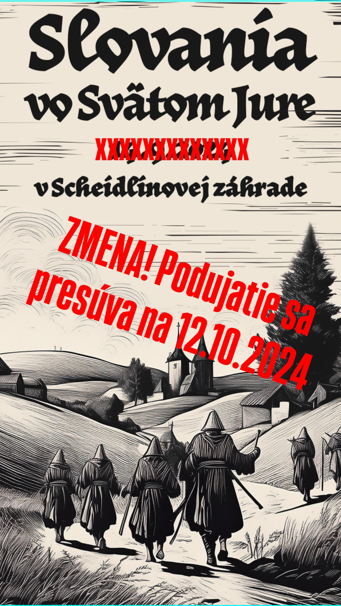 Slovania vo Svätom Júre, POZOR ZMENA AKCIA PRESUNUTÁ NA 12.10.2024