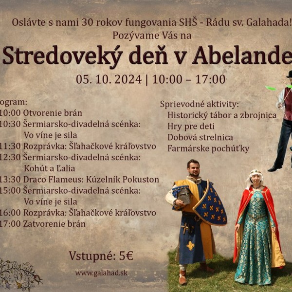 Rytiersky deň a vínobranie v Abelande