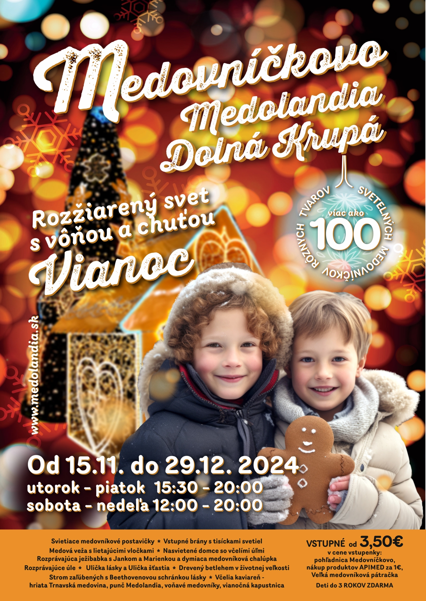 Medovníčkovo v Medolandii, Dolná Krupá, od 15.11. do 29.12.