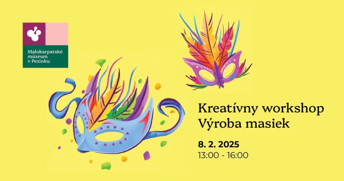 Kreatívny workshop pre deti: Karnevalová maska, Pezinok, 8.2.2025