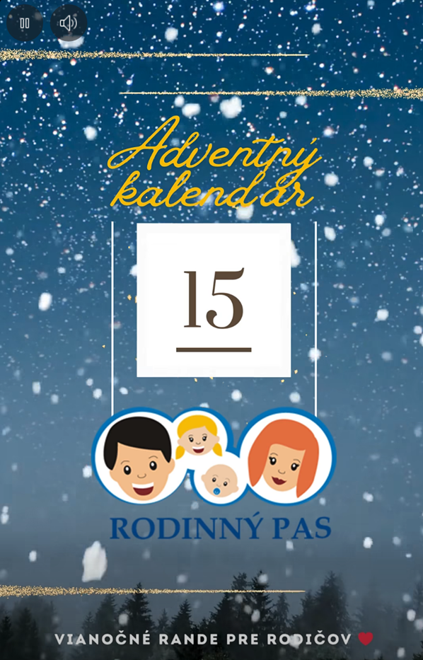 Adventný kalendár- Okienko č.15