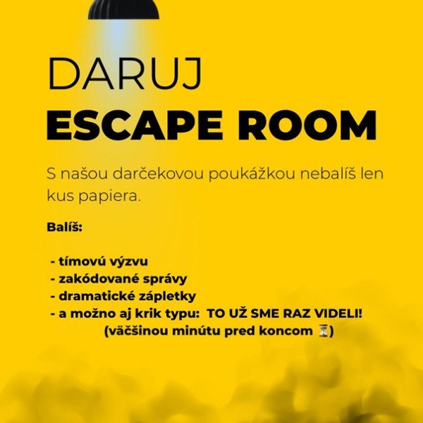 Nový poskytovateľ- EscapeSpoTT