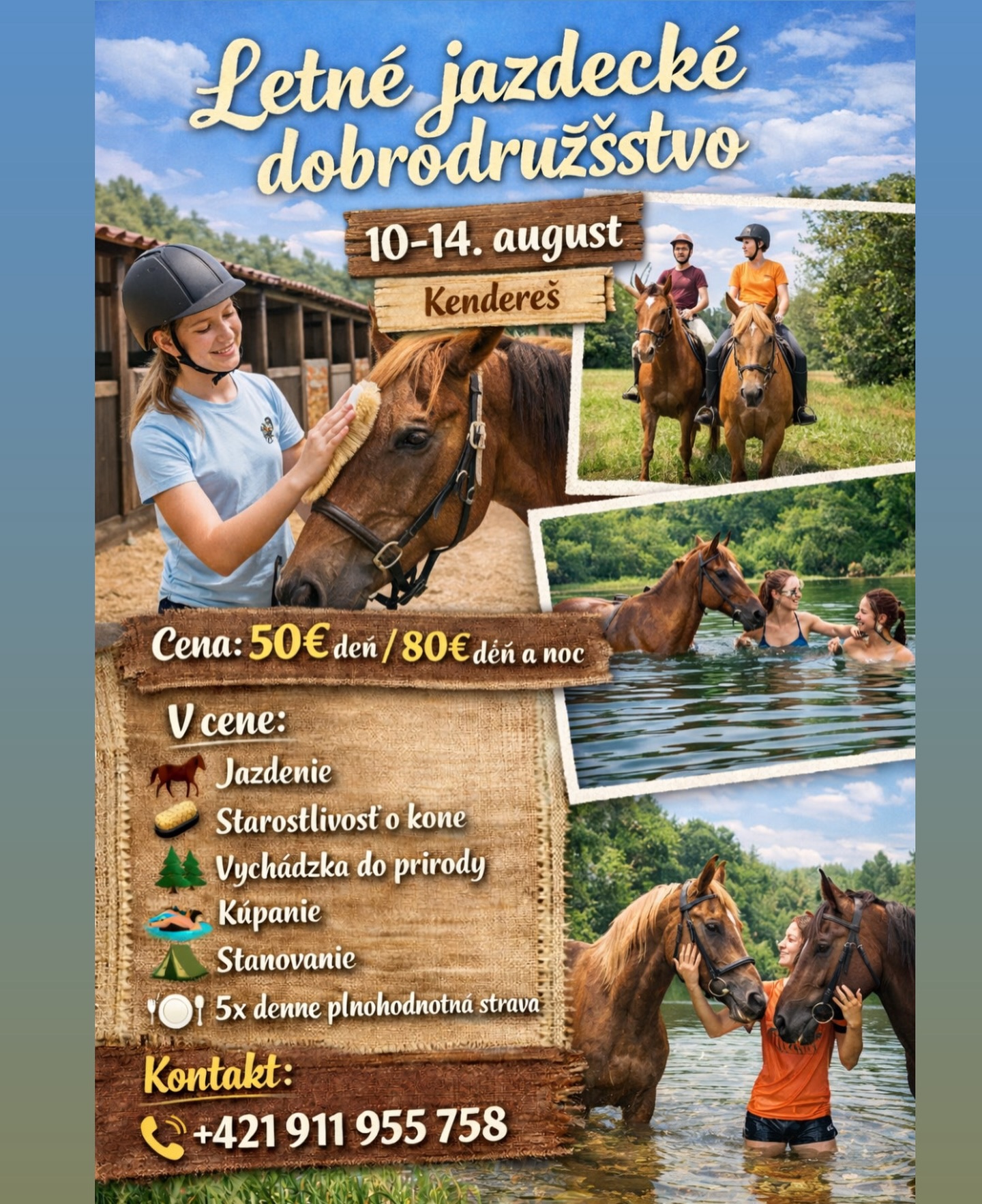 Nový poskytovateľ- Jazdecká škola Equitour
