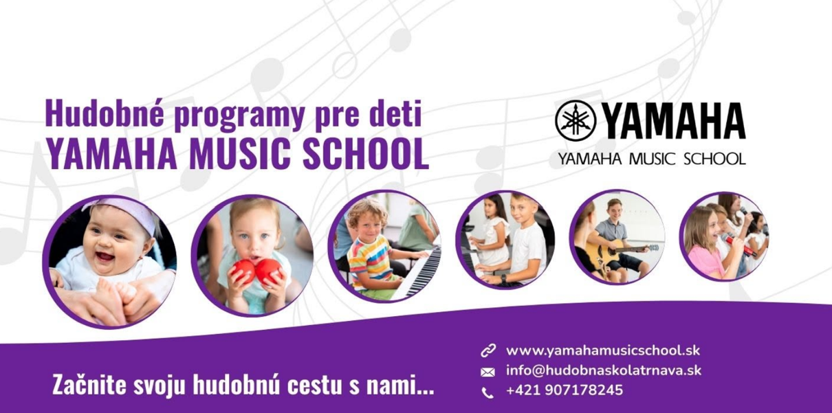 Aktivity pre deti - YAMAHA CLASS, využívajúca prvky hudobnej školy YAMAHA