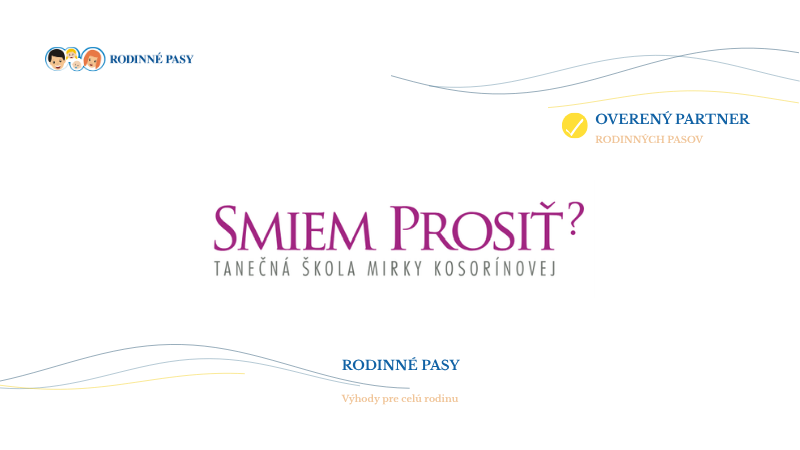 Smiem prosiť? Tanečná škola Mirky Kosorínovej